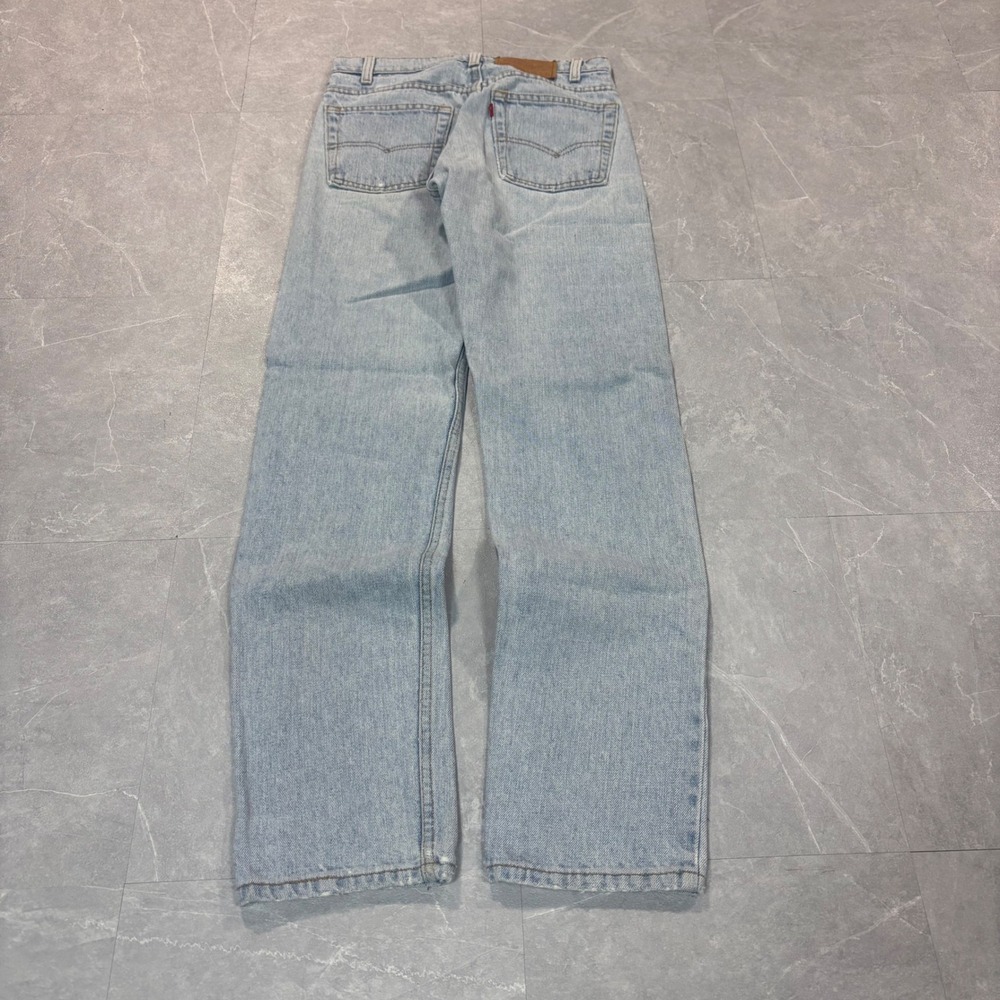 Vintage Levis 505 Regular Fit Straight Leg Jeans Light Wash Made in USA 29x32